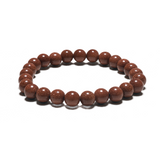 8mm Gemstone Bracelet without Gift Box - Gold Sandstone