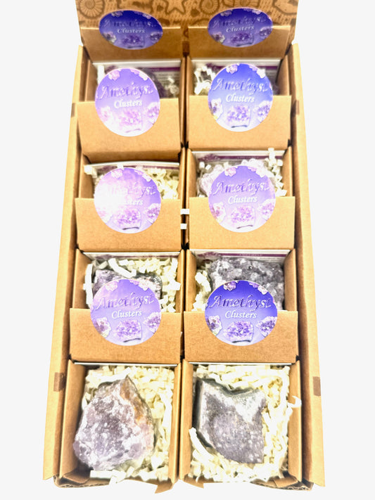Amethyst Clusters - (16 pieces)