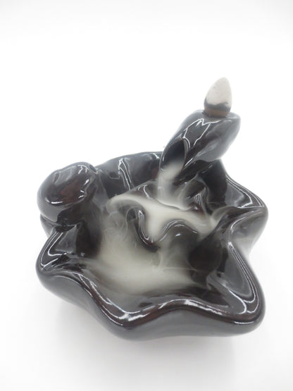 Bruine "LUCK" Angel Sleutelhanger met Tassel