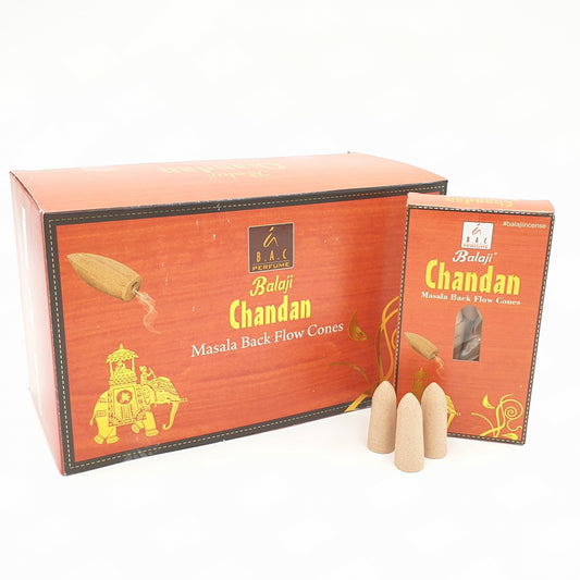 Balaji Masala Backflow Kegeltjes - Chandan