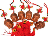 Buddha's Head Lucky Hangers (6 pieces)