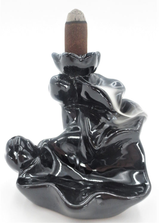 Backflow Incense Burner Small Lotus (CY350002)