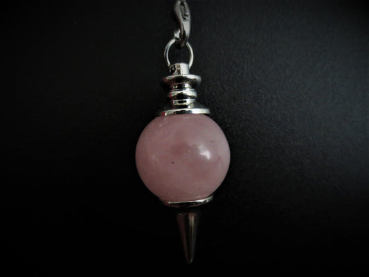 Rose Quartz Gemstone Pendulum Ball