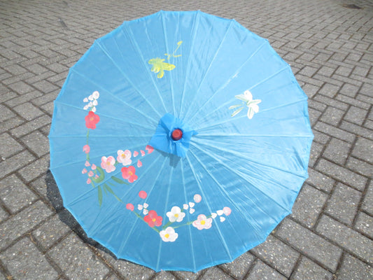 Chinese Umbrella - Blue (Small)