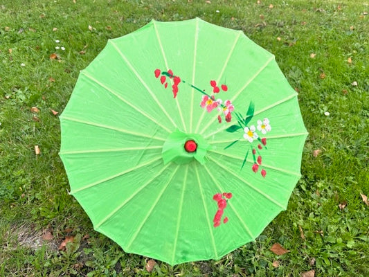 Chinese Umbrella - Green (Small)