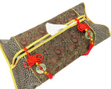 Chinese Tissuedoos Deksel - Bruin