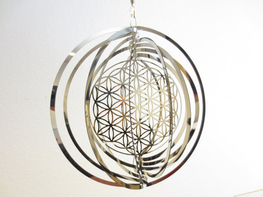 Cosmo Wind Spinner Flower of Life