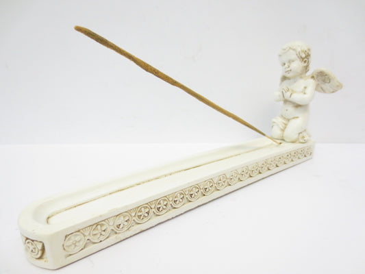 Cupid Figurine Incense Stick Holder