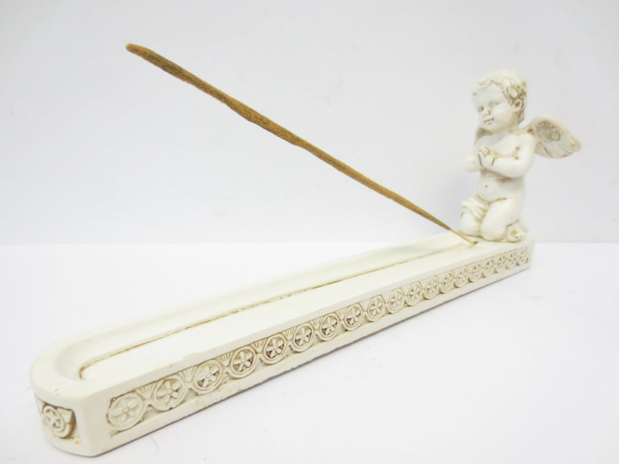 Cupid Figurine Incense Stick Holder