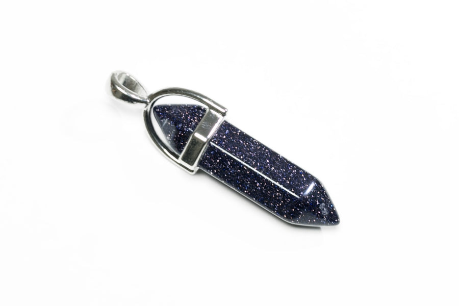 Edelsteen Hanger - Blauwe Zandsteen
