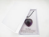 Gemstone Heart Pendants Necklace With Diamond Set of 12 pieces