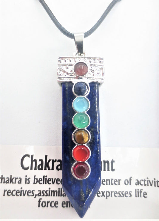 7 Chakra Edelsteen Ketting Hanger (I) - Lapis Lazuli