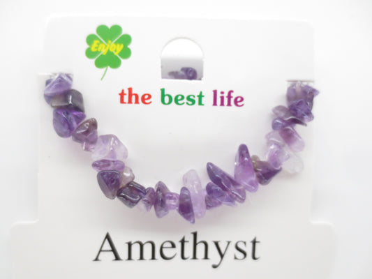 Chipstone Bracelets Amethyst (12 pcs)