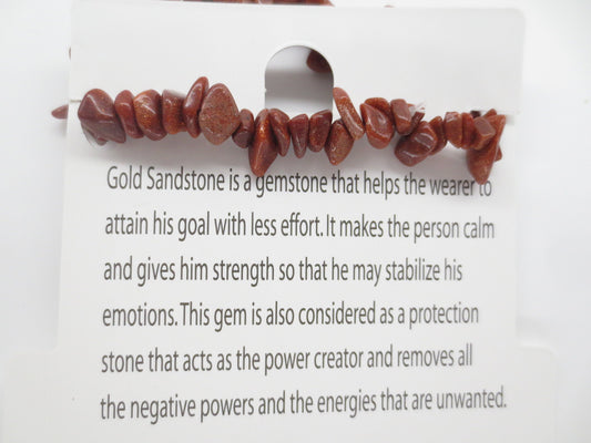 Edelsteen Split Armbanden Goudsteen (12 stuks)