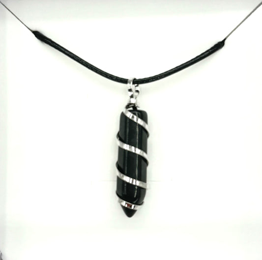 Edelsteenhanger Ketting - Onyx