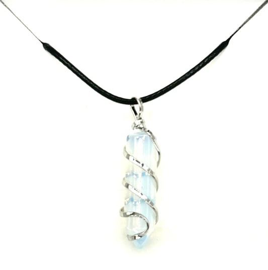 Edelsteenhanger Ketting - Opaal