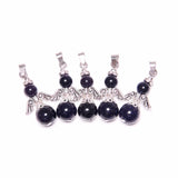 Angel Gemstone Pendant Set (5pc) - Blue Sandstone