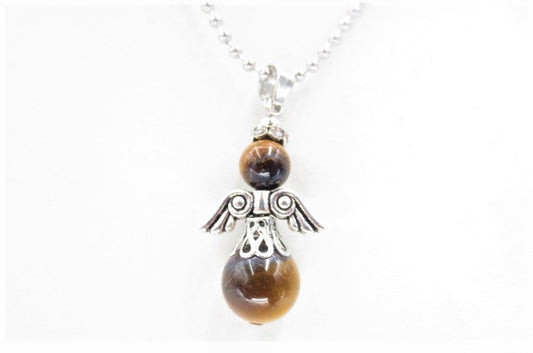 Angel necklace - tigereye