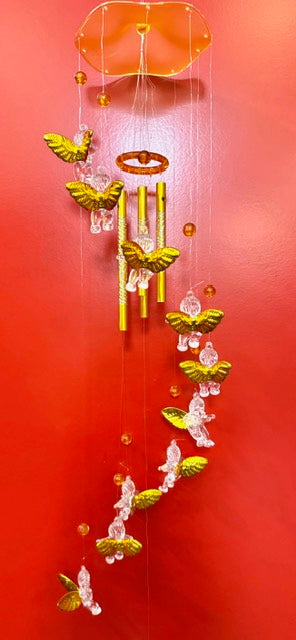 Angel windchime - Gold