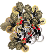 Lucky Coins Buddha on Lotus Keychain (Luxury)