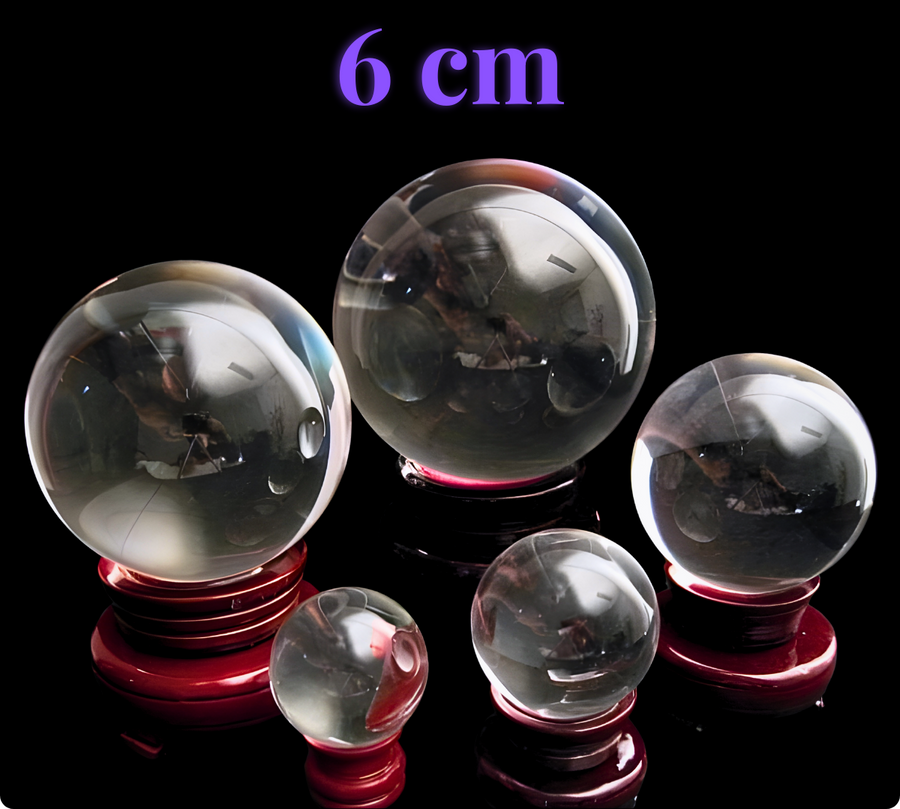 Glass Crystal Ball 6 cm
