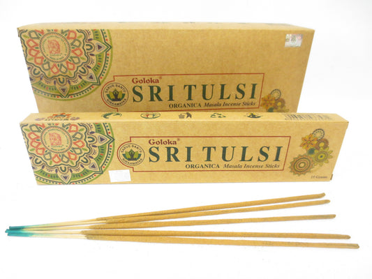 Goloka Sri Tulsi Natural Masala Incense Sticks