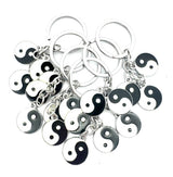 Wholesale 3 in 1 Yin Yang Metal Keychain (6 pieces)