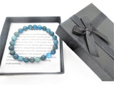 8mm Apatite Gemstone Bracelet – Gift Box Included