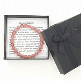 8mm Strawberry Quartz Gemstone Bracelet – Gift Box Included