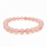 8mm Strawberry Quartz Gemstone Bracelet – Gift Box Included
