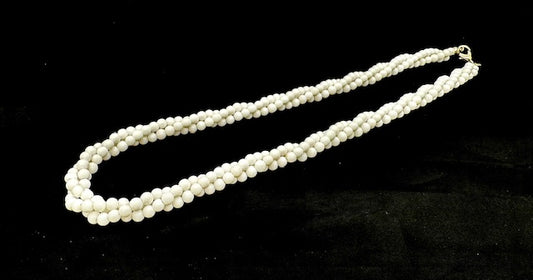 Groothandel Elegante Witte Geknoopte Kralenketting