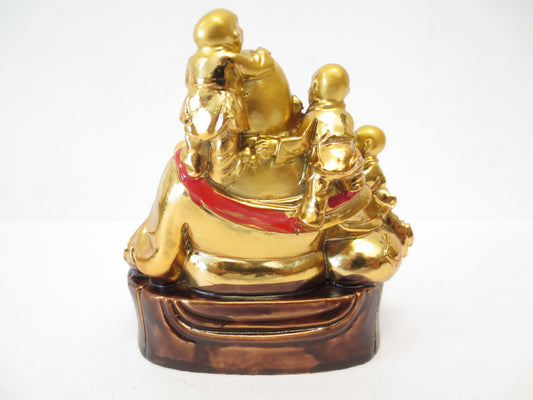 wholesale - Buddha Gold sitting with children medium
