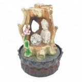 Meditation Led Lighting Buddha in Tree Fountain Small (2259)