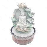 Meditation Led Lighting Buddha with Flower Fountain Small (1989)