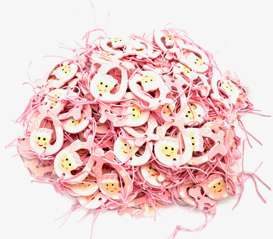 Wholesale Pink Christmas Hangers (50 pieces)