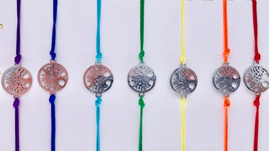 Adjustable 7 Chakra Tree of Life Bracelets
