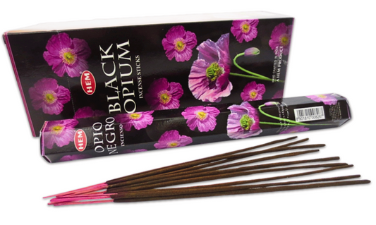HEM Black Opium Hexa Incense Sticks
