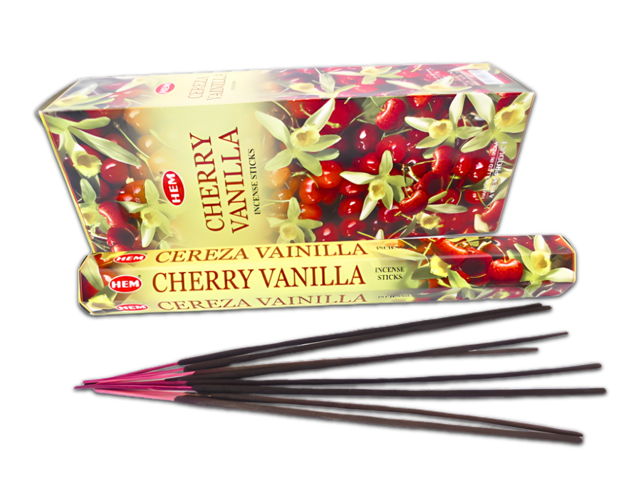 HEM Cherry Vanilla Hexa Incense Sticks