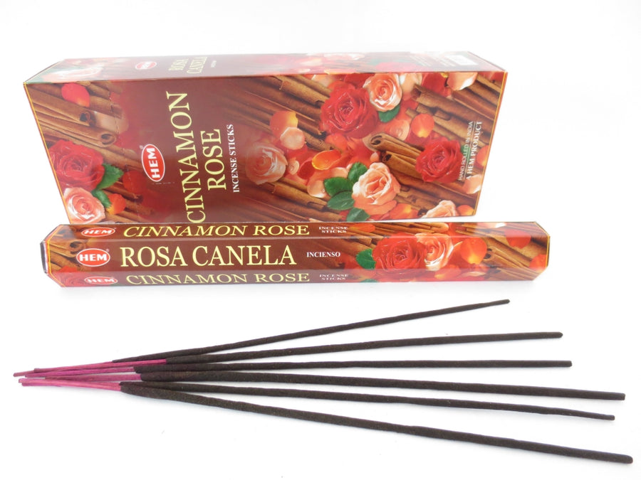HEM Cinnamon Rose Hexa Incense Sticks