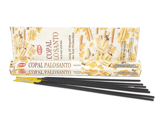 HEM Copal Palo Santo Hexa Incense Sticks