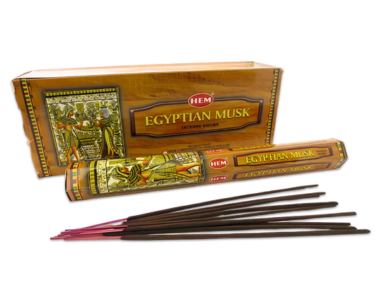 HEM Egyptian Musk Hexa Incense Sticks