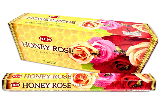 HEM Honey Rose Hexa Incense Sticks