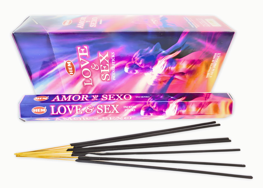 HEM Love &amp; Sex Hexa Incense Sticks