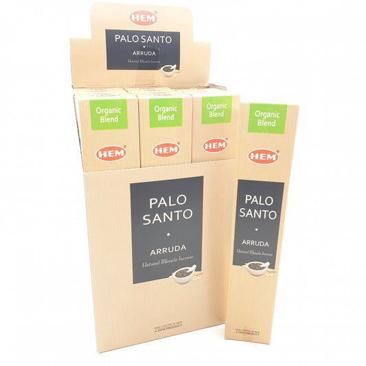 HEM Organic Blend Palo Santo &amp; Arruda Incense Sticks
