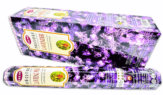 HEM Precious Lavender Hexa Incense Sticks