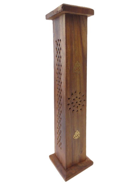 Wooden Incense Tower Luxury - Ganesh (2 pieces)