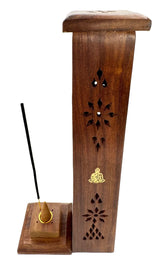 Houten Wierook Toren Luxe - Boeddha (2 stuks)