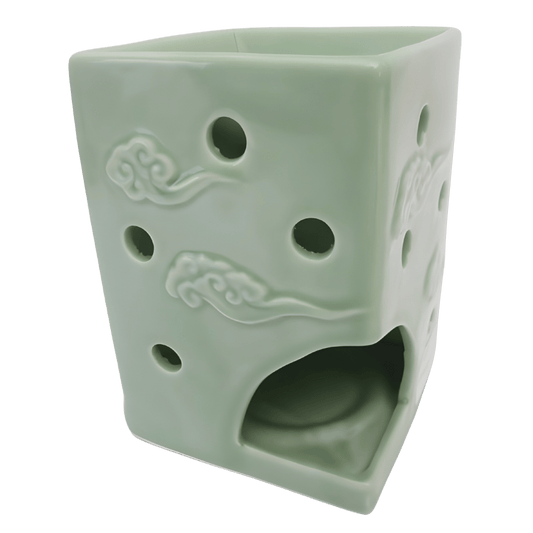 Jade Guanyin Head Oil Burner Luxury