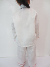 Kids kung fu suit white size 10