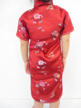 Girls Dress blossom red